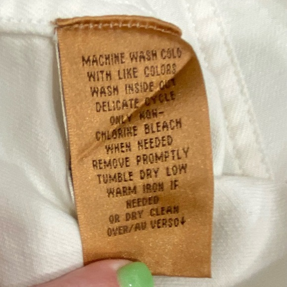 EUC Dana Buchman White Denim Jacket - Picture 6 of 9